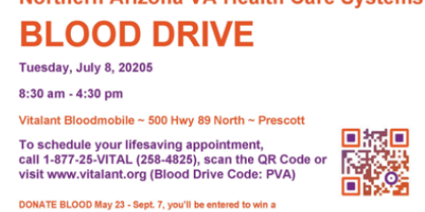 Northern Arizona VA Blood Drive | VA Northern Arizona Health Care